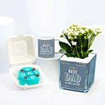 Best Dad Plant Mug N Cake Combo