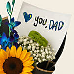 Love You Dad Sunflower Flower Bouquet