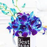Blooming Love – Orchid Mug for the Best Dad