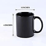Personalised Black Mug for Dad Fathers Day Gift