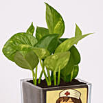 Personalised Money Plant Vase for Your Favourite Nurse