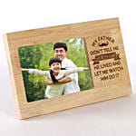 Personalised Photo Frame for Dad – Cherish Your Favourite Memory