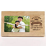 Personalised Photo Frame for Dad – Cherish Your Favourite Memory