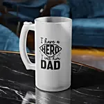 Frosted Beer Mug for Hero Dad - Father's Day Gift