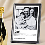 Father Day Phoot Frame and Bottega Bundle Gift