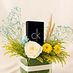 Flowers and CK Be Perfume Bundle Gift For Him