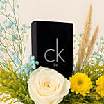 Flowers and CK Be Perfume Bundle Gift For Him