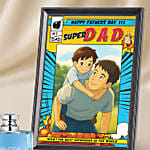 Personalised Ghibli Super Dad Frame & Nautica Perfume Bundle
