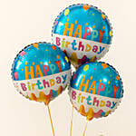 Mousse Cake With Birthday Balloons