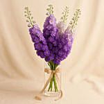 Captivating Delphinium Flower Vase Arrangement