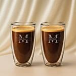 Personalised Premium Coffee Glasses Double Layer