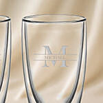 Personalised Premium Coffee Glasses Double Layer