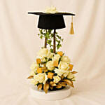 Roses n Chocolate Arrangement With Graduation Hat