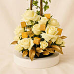 Roses n Chocolate Arrangement With Graduation Hat