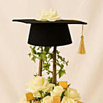 Roses n Chocolate Arrangement With Graduation Hat