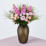 Pastels Floral Beauty In A Vase