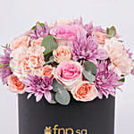 Elegant Flower Arrangement in a Premium Black Box
