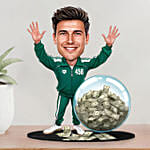Personalised Caricature Green Tracksuit No.456