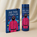 Squid Game Theme Diary and Bottle Set