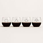 Dalgona Set of Engraved Glasses