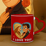 Fairytale Cartoon Style 520 Day LED Cushion and Mug