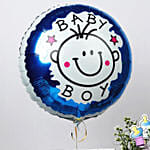 Its a Baby Boy Flowers gift set