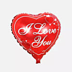 LED Elegance Rose Bouquet with Heart Balloon