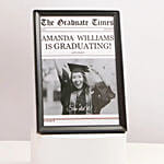 Graduation News Flash Photo Frame