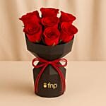 7 Red Roses Flower Arrangement