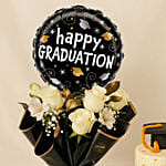 Graduation Bouquet with Cake
