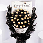 Personalised Graduation Rochers Bouquet