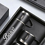Personalised Vacuum Flask Gift Set for Him