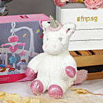 Its a Baby Girl Flower box giftset and Balloon