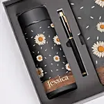 Floral Print Office Set for Her