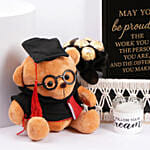 Wine and Teddy Graduation Gift Set