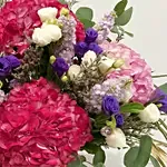 Exotic Mixed Flowers Circular Box