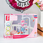 Its a Baby Girl Flowers giftset with Balloon