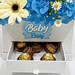 Its a Baby Boy Flowers Box