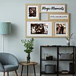 3 Photo Collage Wooden Frame