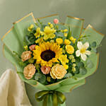 Sunbeam - Floral Fushion Bouquet & Pandan Ondeh Ondeh Cake