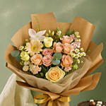 Beloved - Mix Flowers Bouquet & Chocolate Mini Cake
