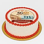 National Day Red Velvet Cake