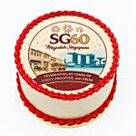 National Day Red Velvet Cake