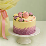 Affection - Flowers Bouquet & Macaroon Cake