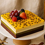 Dubai Chocolate Passionfruit Twist Cake 7 inches