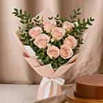 Titanic Rose Dubai Pistachio Kunafa Cake Combo