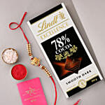 Sneh Shiv Rakhi with Lindt Extra Creamy Milk Chocolate