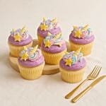 Enchanted Purple Unicorn Cupcakes