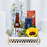 Beer Perfume and Chocolate Hamper For Him