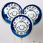Bouquet of 3 Its Boy Balloon